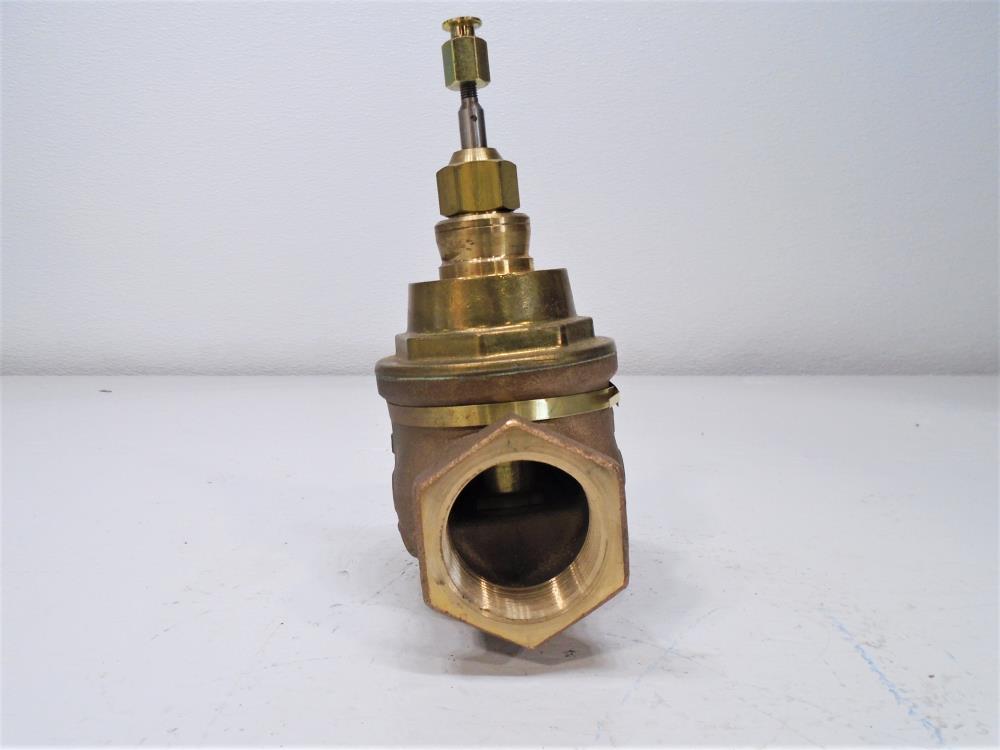 Honeywell 1-1/2" NPT Bronze 2-Way SIngle Seated Water Valve V5011F 1089 1